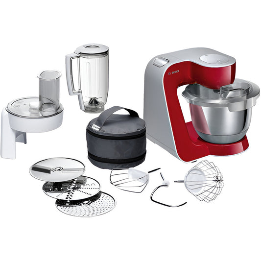 Robot De Cocina Bosch 1000w Color Rojo