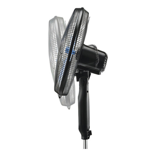 Ventilador Pedestal 16 50w Con Control Remoto Y Temporizado Cantidad De Aspas 3 Color De La Estructura Negro Color De Las Aspas Azul Diámetro 16 Frecuencia 60 Hz Material De Las Aspas Plástico