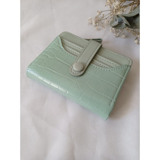 Billetera De Dama Brillante Billeteras Monedero Para Mujeres Verde