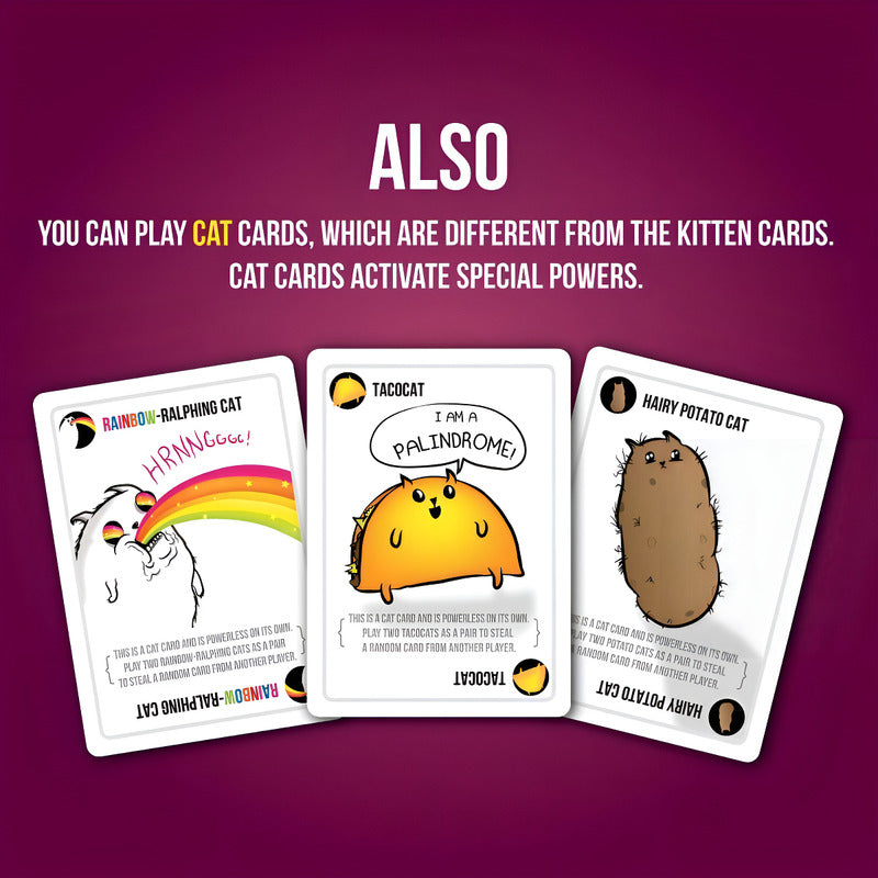 Juego De Cartas Exploding Kittens Asmodee Party Pack Ingles