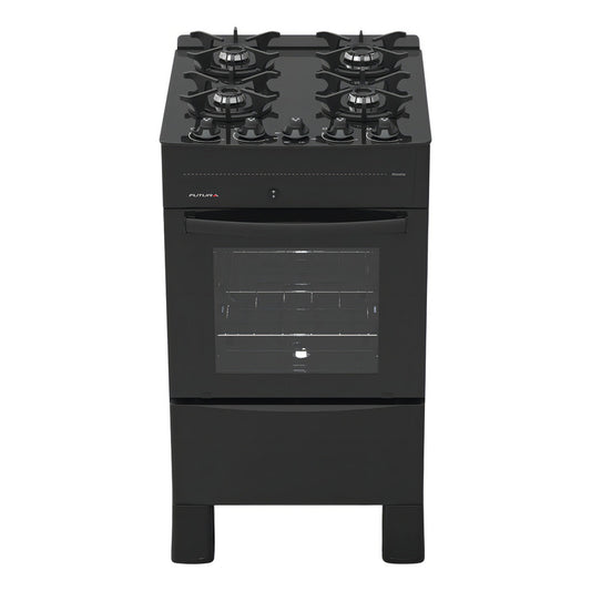Cocina A Supergas Futura Massima Color Negro