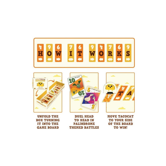 Juego De Mesa Exploding Kittens Tacocat Spelled Backwards