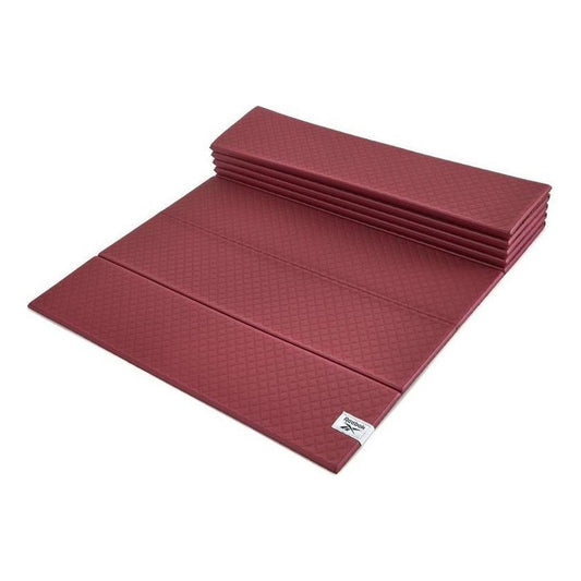 Colchoneta Mat Yoga Ejercicio Reebok Fitness 6 Mm Pilates Color Bordó