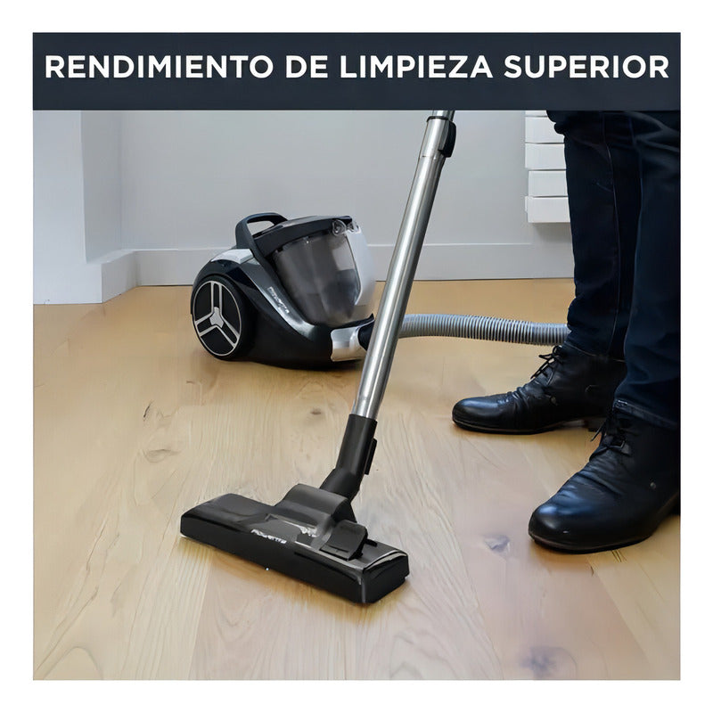 Aspiradora Trineo Rowenta Compact Power Xxl - 550w Negro/gris