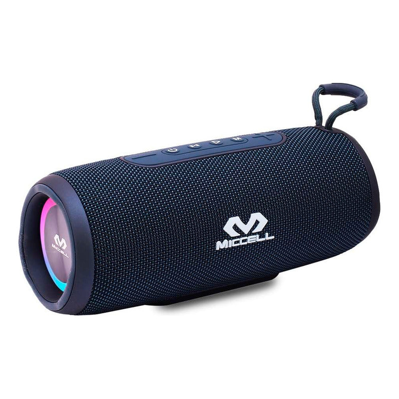 Parlante Portátil Miccell Sp40 Con Luz Rgb Bluetooth Tmo Azul Oscuro