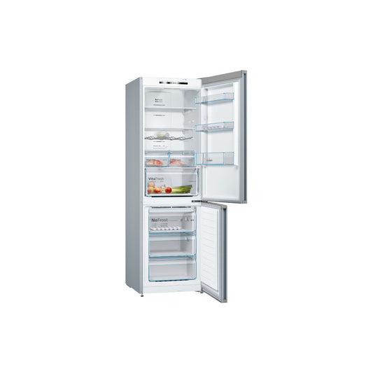 Heladera Bosch 324 Litros Color Gris Kgn36viea Gris