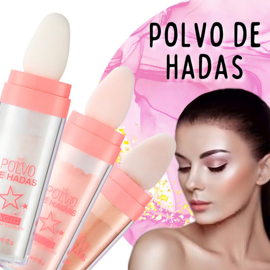 Polvo De Hadas Iluminador Maquillaje Glitter Belleza