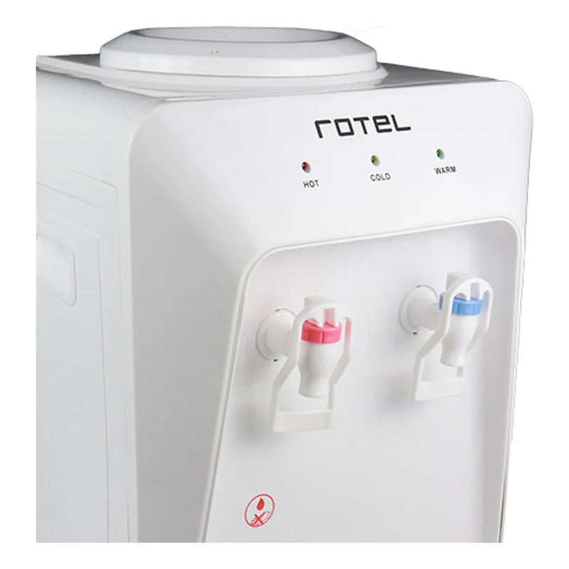 Dispensador Agua Frio Caliente Rotel Hcr-338 20 Litros - Blanco