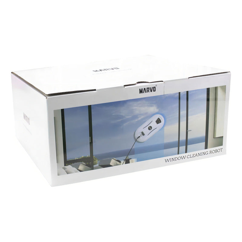 Robot Limpiavidrios Automático Marvo Hwc-003 Color Blanco