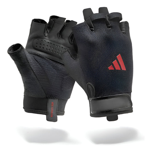 Guantes De Entreno, Pesas O Gym adidas Essential Colores Color Rojo Diseño De La Tela Liso Talle S