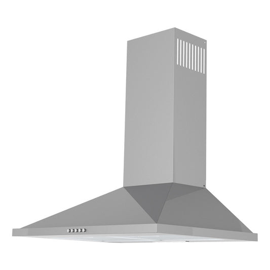 Campana Extractora Punktal Acero Inoxidable Con Luz Led - Gris