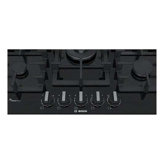 Anafe A Gas Bosch Vidrio 75cm Color Negro Negro