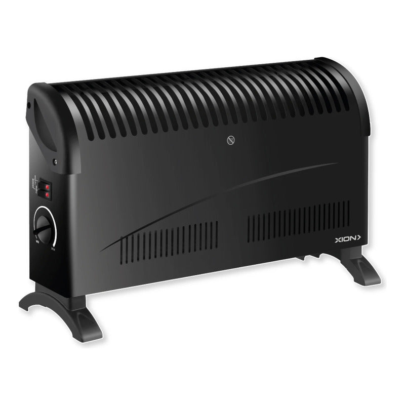 Estufa Eléctrica Convector Xion 2000 W Calefactor Es115 - Negro