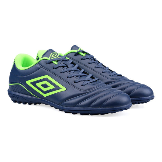 Championes Futbol 5 Umbro Classico Champion F5 Zapato Adulto - Azul/verde - 9.5 Us