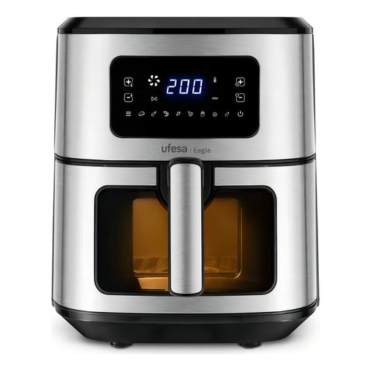 Freidora Sin Aceite Airfryer Digital Ufesa Eagle 6.5 Lt Colo Gris