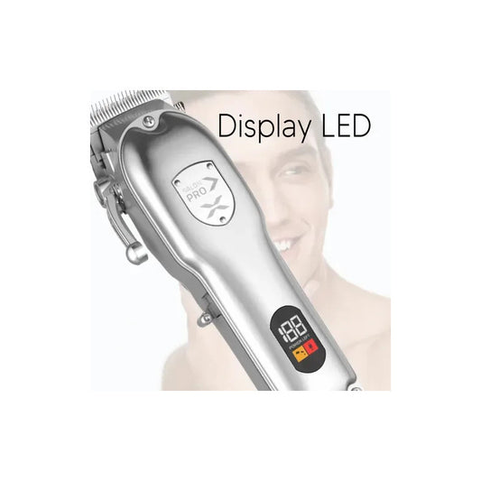 Maquina De Corte De Pelo Profesional Xion Xi-hair80pro Gris Plata