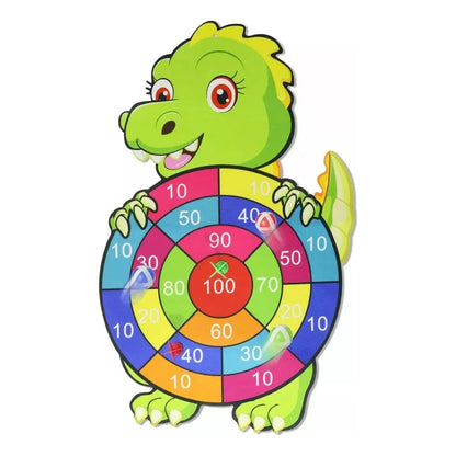 Tiro Al Blanco Dardos Y Pelotas Dinosaurio - Verde - Dinosaurio