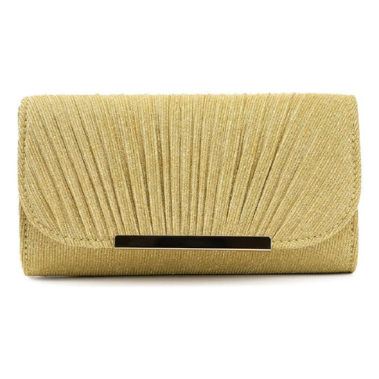 Sobre De Fiesta Con Cadenita Cartera Dama Carterita De Gala Dorado