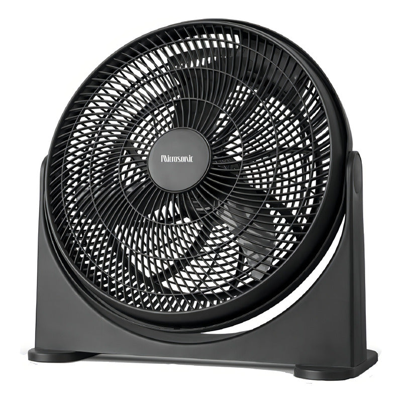 Turbo Ventilador De Piso Microsonic Vt4001 Con 5 Aspas 40 Cm - 40 Cm - Negro - Negro - 5