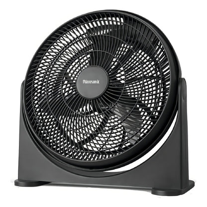 Turbo Ventilador De Piso Microsonic Vt4001 Con 5 Aspas 40 Cm - 40 Cm - Negro - Negro - 5