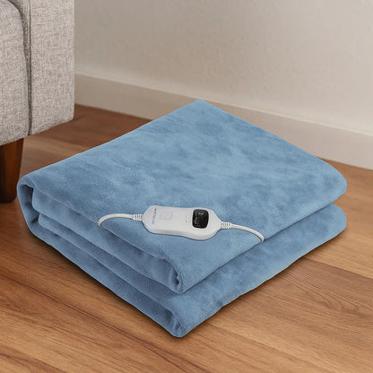 Frazada Electrica Futura Fut-mt203a Manta Termica 1 Pz Tmo Liso Azul Acero