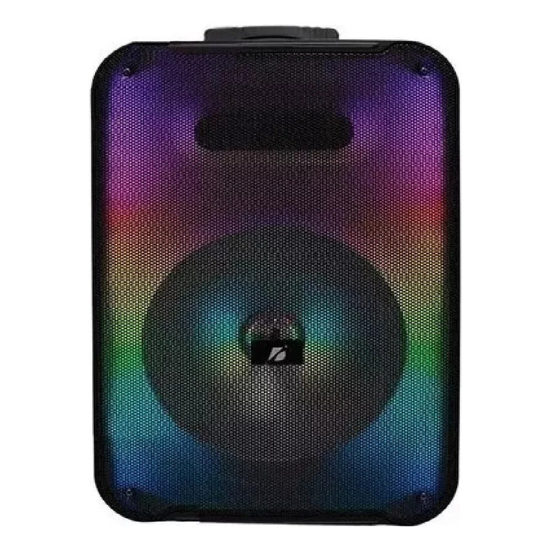 Parlante Portablecon Luces Rgb Bluetooth Aek 8 S-10819 Color Negro
