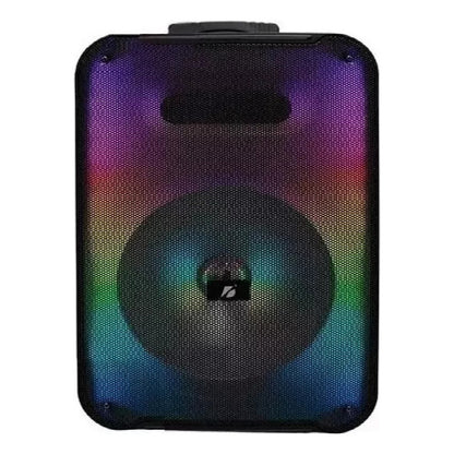 Parlante Portablecon Luces Rgb Bluetooth Aek 8 S-10819 Color Negro