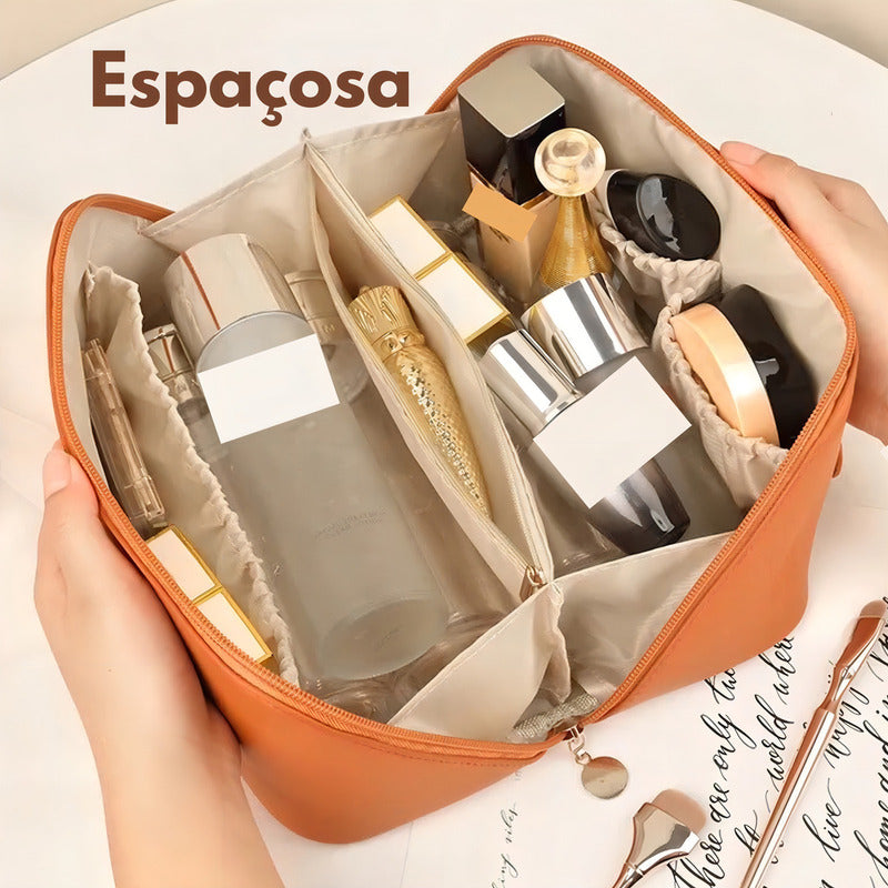 Bolsa Organizadora De Maquillaje De Viaje Para Mujer De Blogger Color Brown