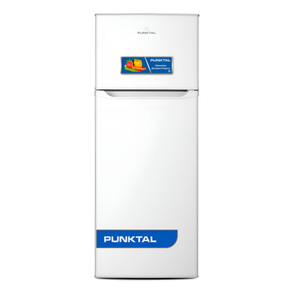 Heladera Punktal Con Freezer Refrigerador 215 L Frío Natural - Blanco