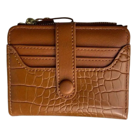 Billetera De Dama Brillante Billeteras Monedero Para Mujeres Marrón