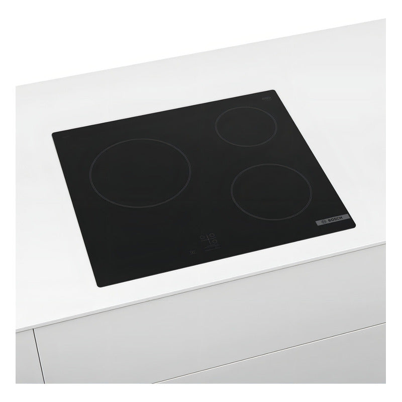 Anafe Bosch Vitroceramica Pkm61raa8e 3 Zonas 60cm Dimm Color Negro
