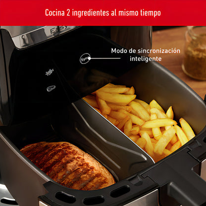 Freidora De Aire Digital Moulinex Easy Fry & Grill Xxl 6,5lts, Inox, 1850w