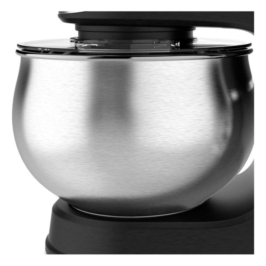 Batidora Punktal Negra Pk-9370 5lts 1300 W Bowl De Acero Inoxidable 3 Accesorios Para Batir Espátula Pies Antideslizantes Bde