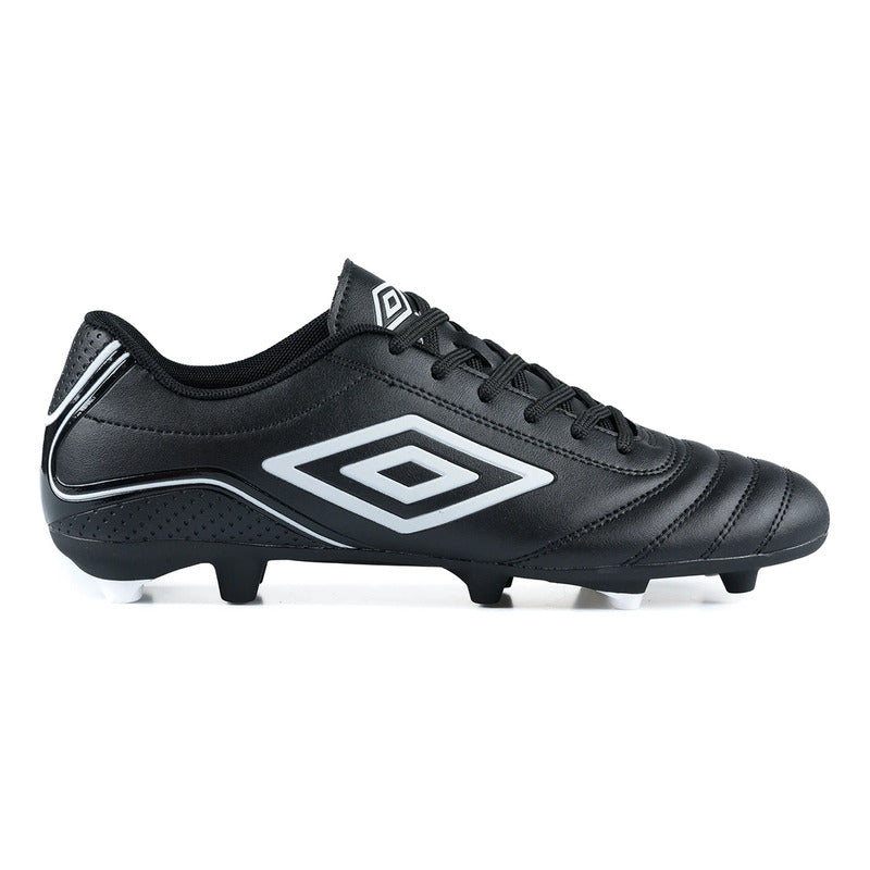 Championes Futbol 11 Umbro Classico Botin F11 Zapato Adulto - Negro/blanco - 10 Us