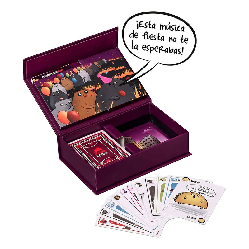Juego De Cartas Exploding Kittens Asmodee Party Pack Ingles