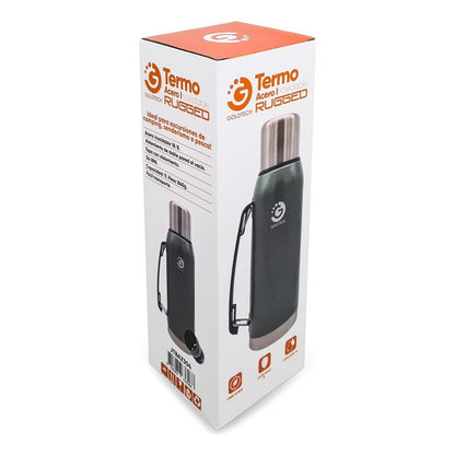 Termo Goldtech Rugged Acero Inoxidable 1 Litro Verde