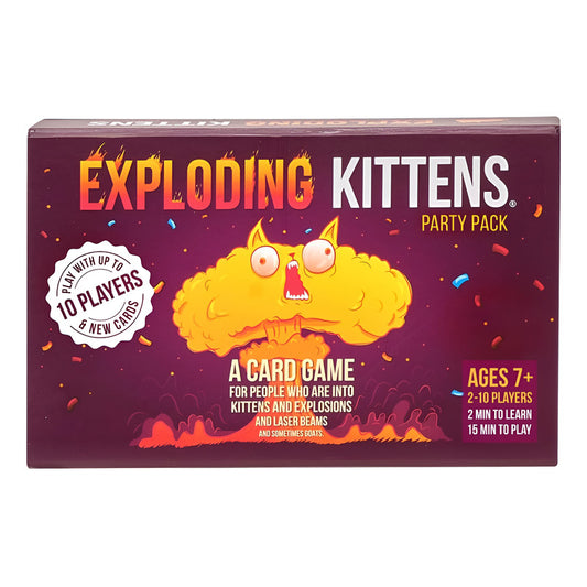 Juego De Cartas Exploding Kittens Asmodee Party Pack Ingles