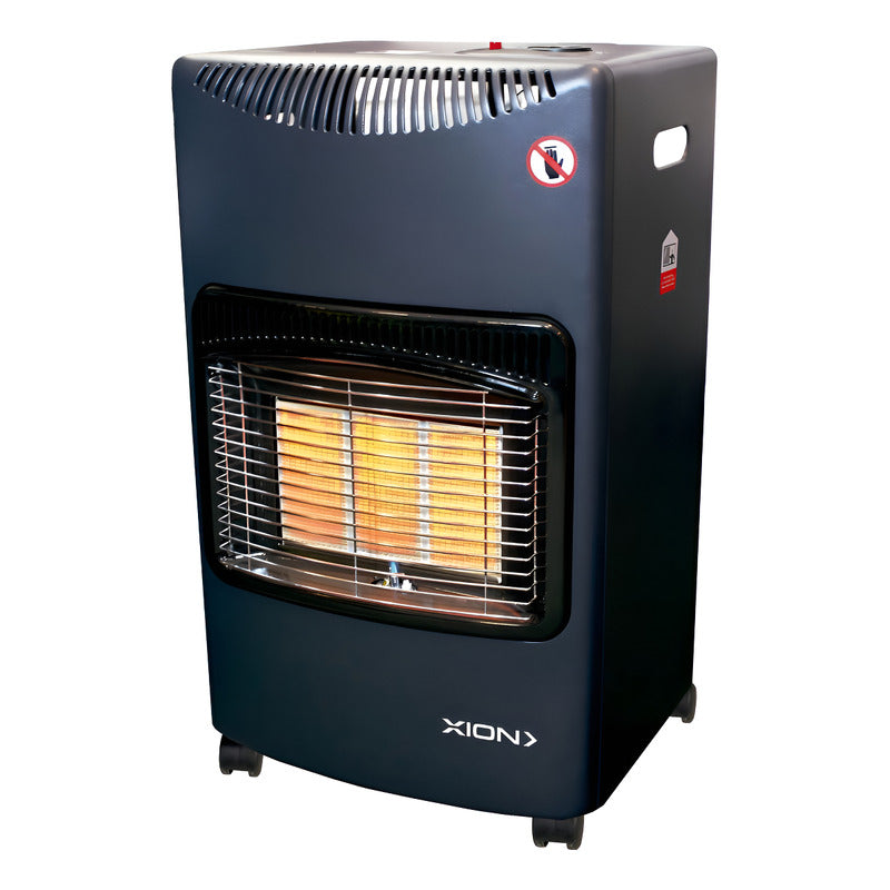 Xion  Estufa A Gas Con Válvula Incluida Supergas Color Negro