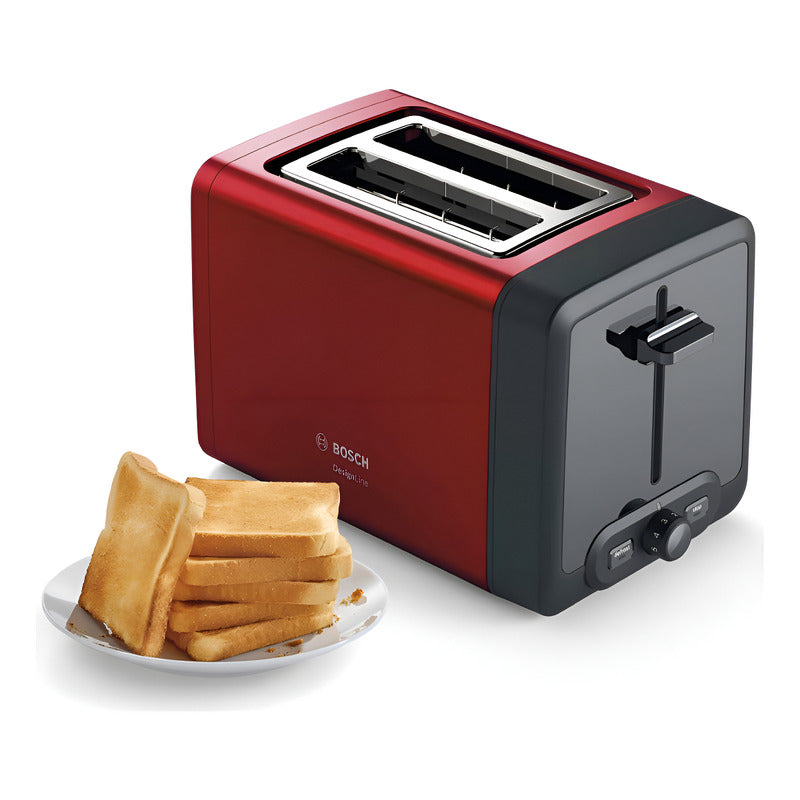 Tostadora Bosch Designline Color Rojo