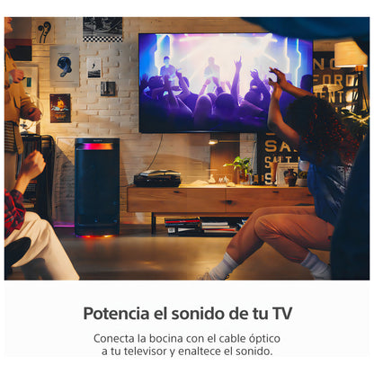 Parlante Portátil Bluetooth Inalámbrico Sony Srs-xv900 Color Negro