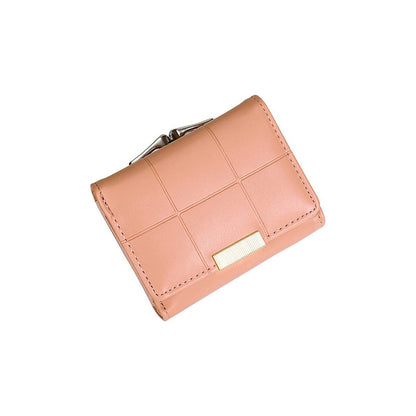 Billetera Dama Chica Billeteras De Dama Monedero Para Mujer Coral Claro