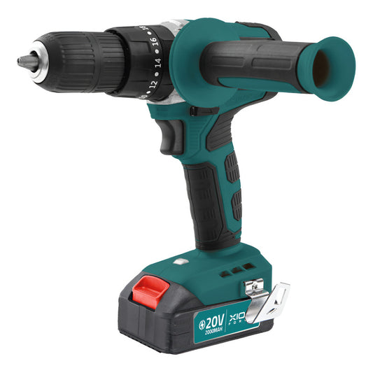 Taladro De Impacto A Bateria 20v (brushless) Xion Xi-tool28b Verde 50/60hz