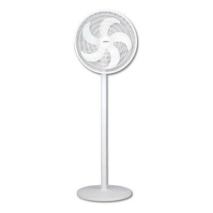 Ventilador De Pie Xion Slim Design 40 Cm Xi-v16 5 Aspas 1.016 M 50/60hz Blanco Blanco Plástico 9