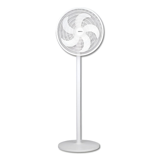 Ventilador De Pie Xion Slim Design 40 Cm Xi-v16 5 Aspas 1.016 M 50/60hz Blanco Blanco Plástico 9