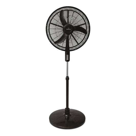 Ventilador De Pie Punktal Pk-5300vt Negro 3 Velocidades 50 Cm Plástico