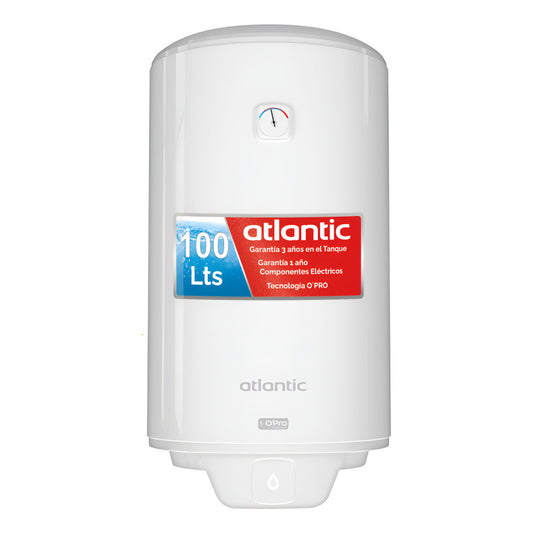 Termotanque Atlantic 100 Litros Acero 1500 W Vm-0100 D400s - Blanco