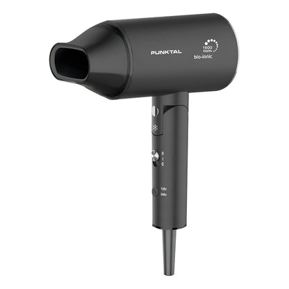 Secador De Pelo De Viaje Punktal Plegable Y Pequeño 1600 W Negro