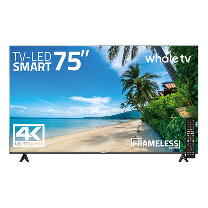 Televisor Led Smart 75 4k Xion Whale Tv Xi-led75w