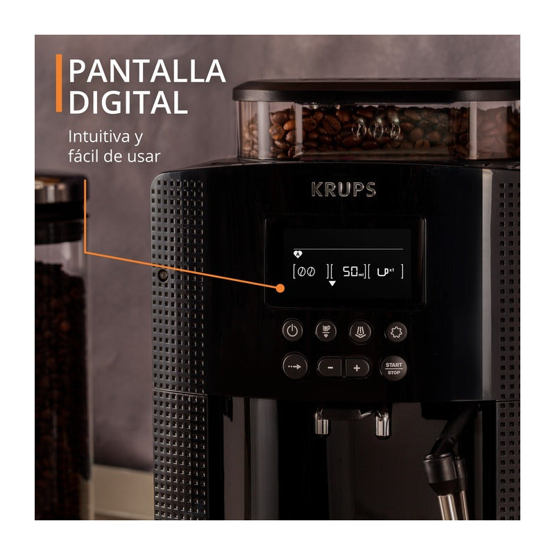Cafetera Superautomática Krups Essential Digital Espumador