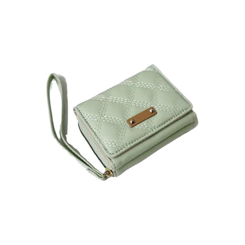 Billetera Para Dama Chica Billeteras De Dama Para Mujeres Verde Claro